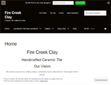 Tablet Screenshot of firecreekclay.com